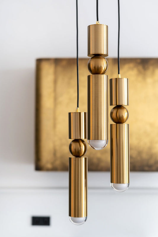 Suspensions en Laiton doré