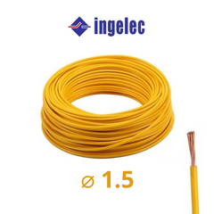 CABLE T.H 1.5 JAUNE INGELEC/NEXANS