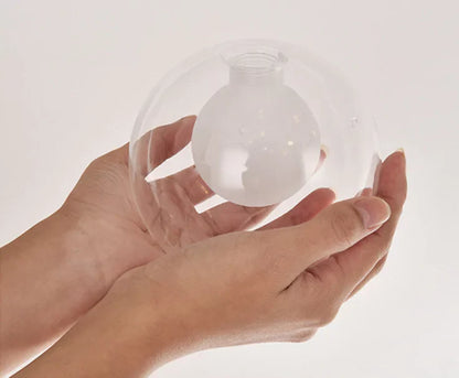 Lustre Moderne à 6 Boules Transparentes