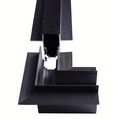 Coude 90° de rail apparente pour éclairage magnétique