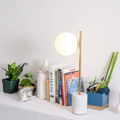 LAMPE DE TABLE MELANIA BLANC