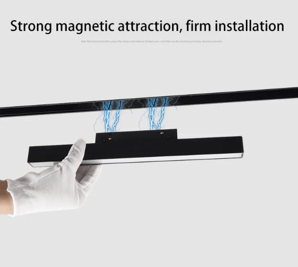 Projecteur Linéaire 3000/4000°K pour éclairage sur rail magnétique